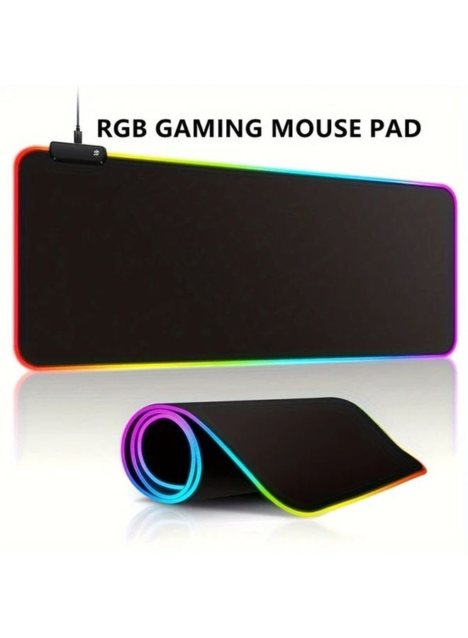 Large RGB Gaming Mouse Pad 250x350mm Wireless Fast Charging Adjustable Lighting Desk Mat - Image 4